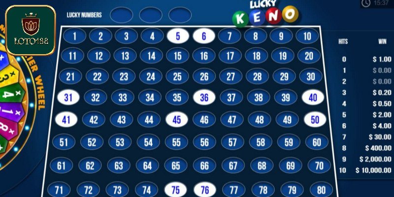 Cách chơi Keno bao trúng