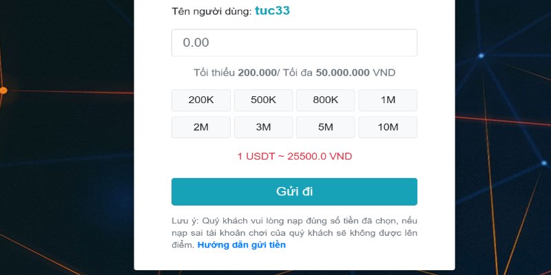 Gửi tiền qua thẻ game Fgo