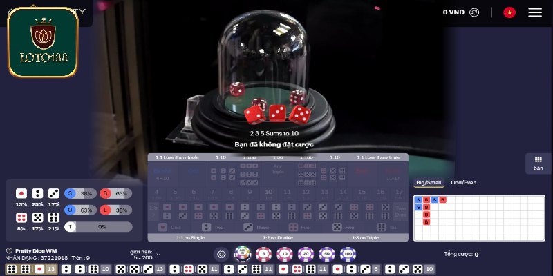 Mẹo chơi Sicbo Loto188 bài bản nhất