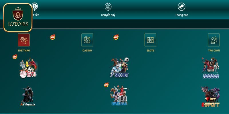 Vài nét về sảnh thể thao Loto188