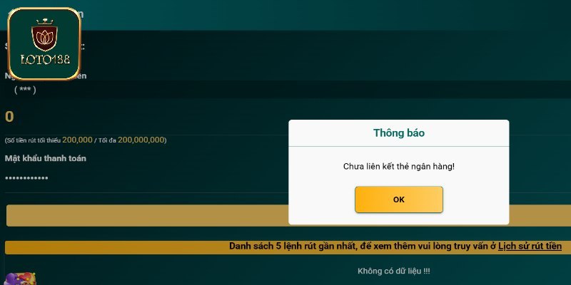 Yêu cầu rút tiền đúng hạn mức quy định